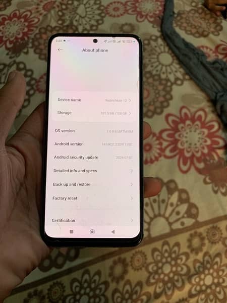 Redmi note 12 7