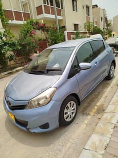 Toyota VITZ 2011 - Registered 2015 Electric Blue Color