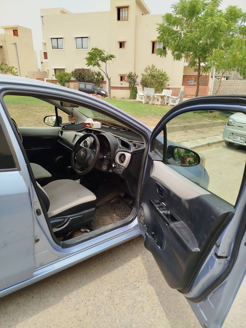 Toyota VITZ 2011 - Registered 2015 Electric Blue Color 1