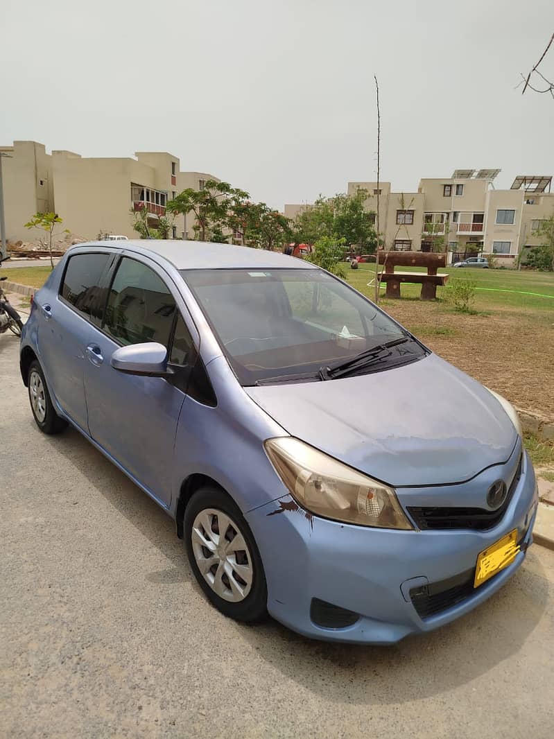 Toyota VITZ 2011 - Registered 2015 Electric Blue Color 5