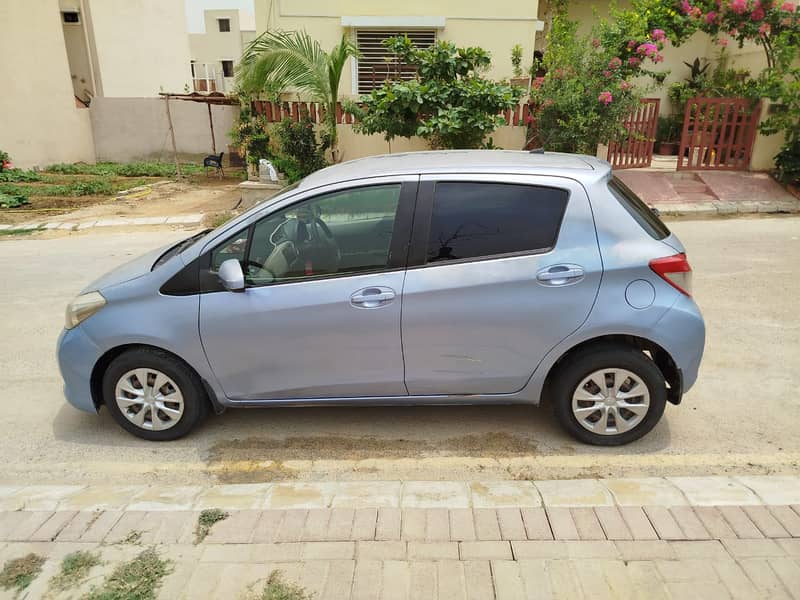 Toyota VITZ 2011 - Registered 2015 Electric Blue Color 9