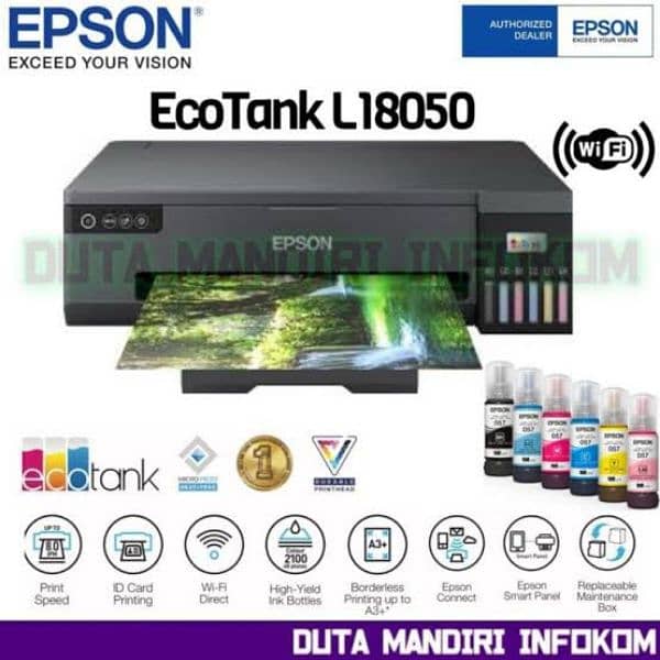 Epson L18050 A3 Color Borderless Printer + Pvc Printer + DTF printer 7