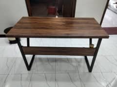 Wooden Aluminium Table