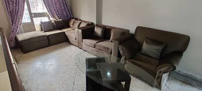 7 seater L shape sofa imported high grade valvet poshish