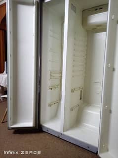 haier double door fridge