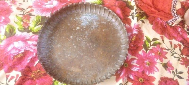 Antique Big Plate ( copper ) 2