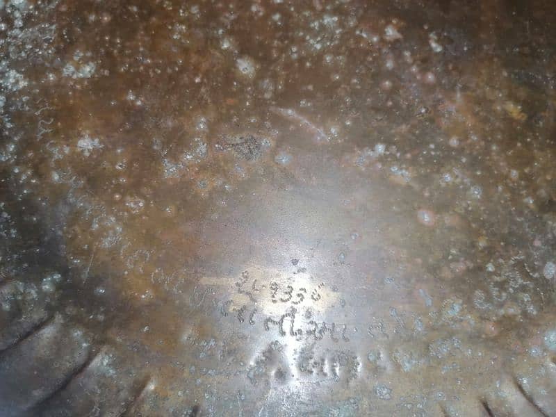 Antique Big Plate ( copper ) 4