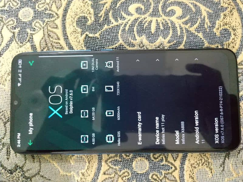 Infinix hot 11 for sale Rs. 14000 exchange posible 9