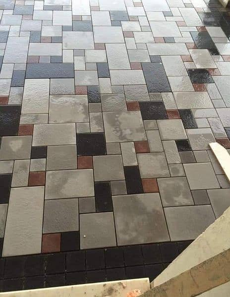 chemical Tuff tiles, kerbstone, pavers, waterchannal 6