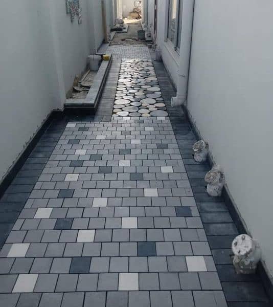 chemical Tuff tiles, kerbstone, pavers, waterchannal 10