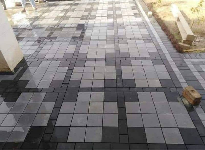 chemical Tuff tiles, kerbstone, pavers, waterchannal 14