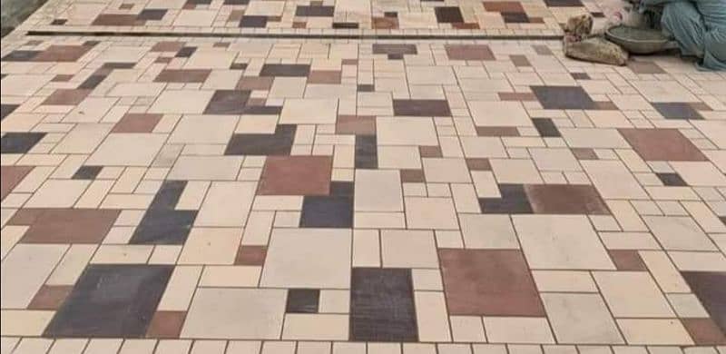 chemical Tuff tiles, kerbstone, pavers, waterchannal 18