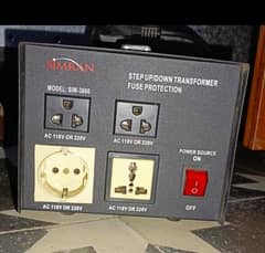 Simran SIM-3000 Step Up Down Voltage Transformer Power Converter 0