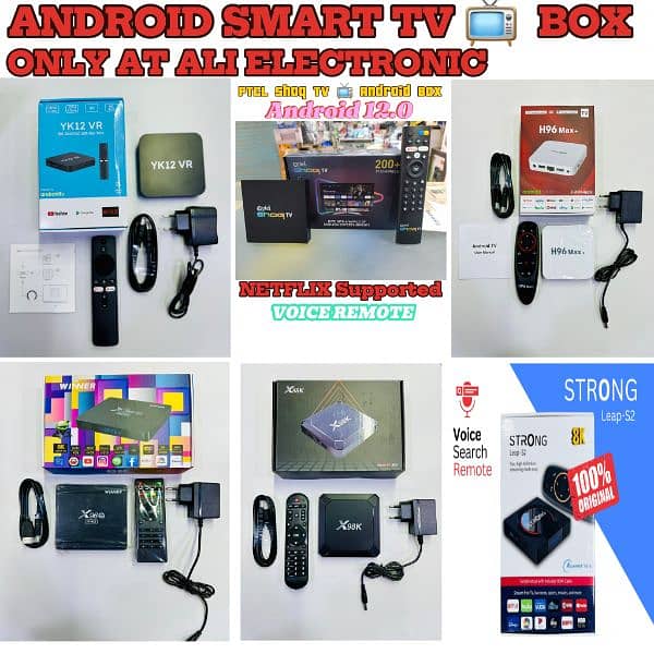 Android Smart TV Box All Variety Available Contact Only 0