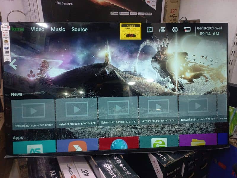 SMART ANDROID LATEST VERSION 4K LED AVAILABLE. 5