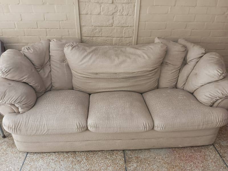 5 Seater Leather Sofa Set 2