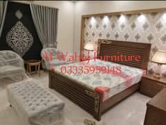 Wooden Bed Set/Luxury Bed Set/Double Bed/Complete bed set/King Size Be