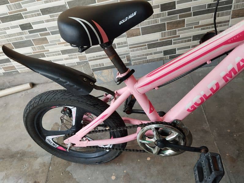 Kids bicycle with disc brakes,Rims only serious buyers may contact. 2