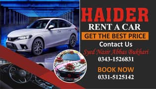 Rent a Car in Islamabad & Rawalpindi / Car for Rent / Rental Services