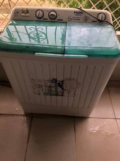 Haire 10 kg washing machine with dryer good condition