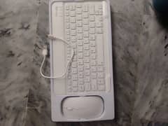 Bluetooth rechargeable keyboard and mouse with charger