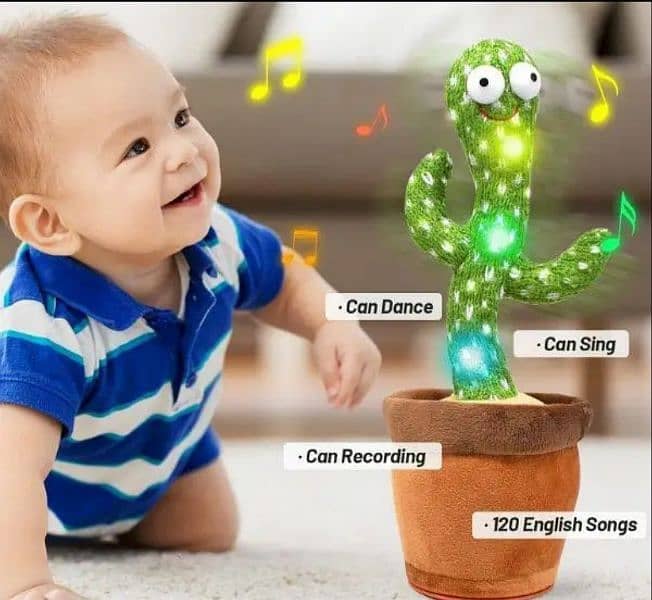 Dancing Cactus Plush Toy For Kids 1