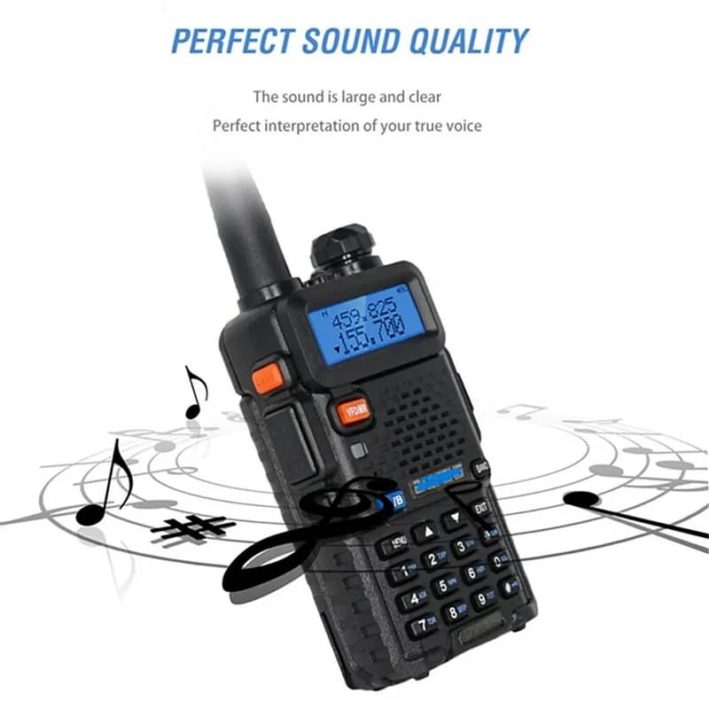 Baofeng UV-5R Wireless Set UV5R Walkie Talkie in Karachi COD Availble 8