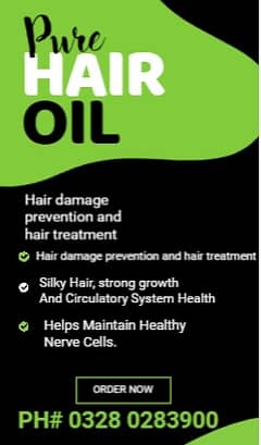 Pure Organic Hair Oil