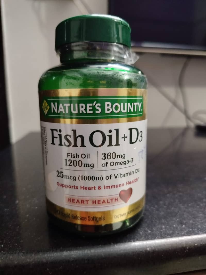 Nature's Bounty Fish Oil + D3 0