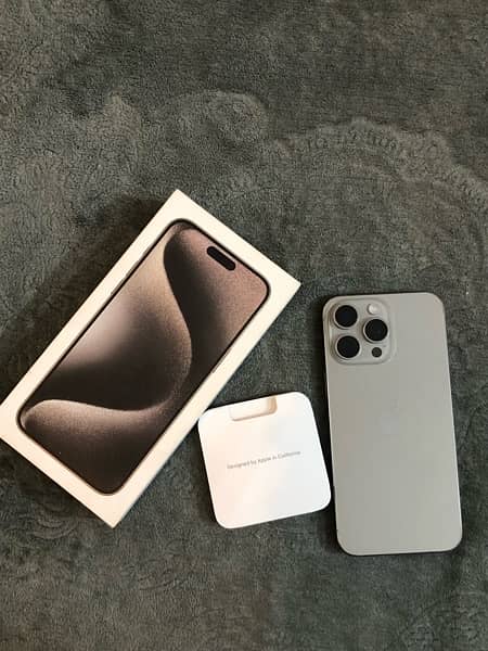 iphone 15 pro max 256GB non PTA ( TRA version (dubai)) 0