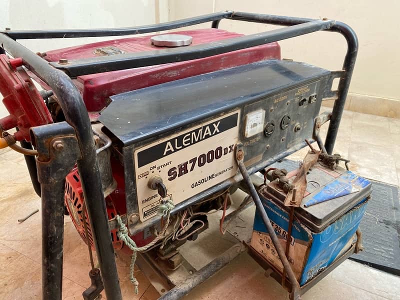 alema  sh7000 generator 5kva used working condition 2