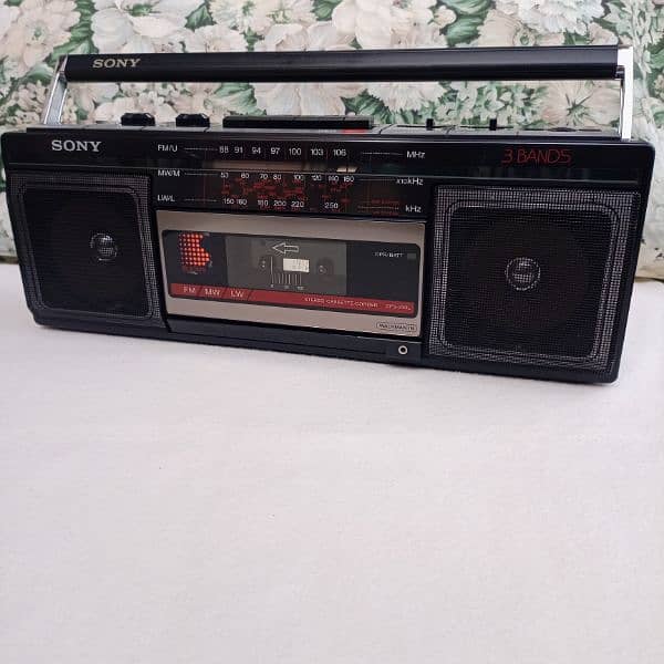 Sony Tape recorder & 3 Band Radio 2