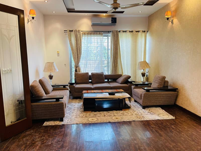 Fully Furnished With Basement Home Theater 10 Marla House Available For Rent In DHA Phase 5 K Block 1