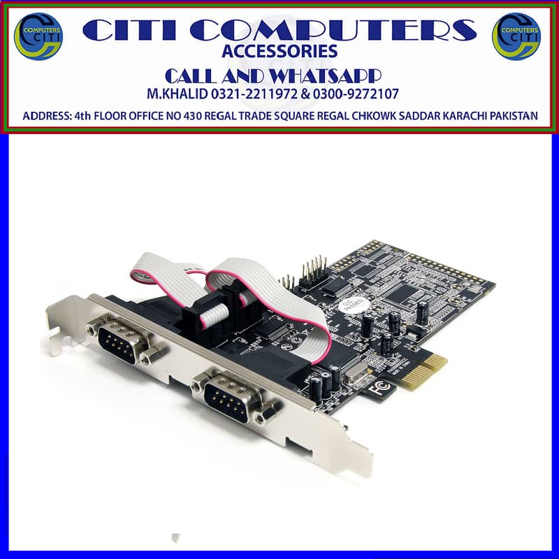 StarTech 4 Port Native PCI Express RS232 Serial Adapter Card with 165 3