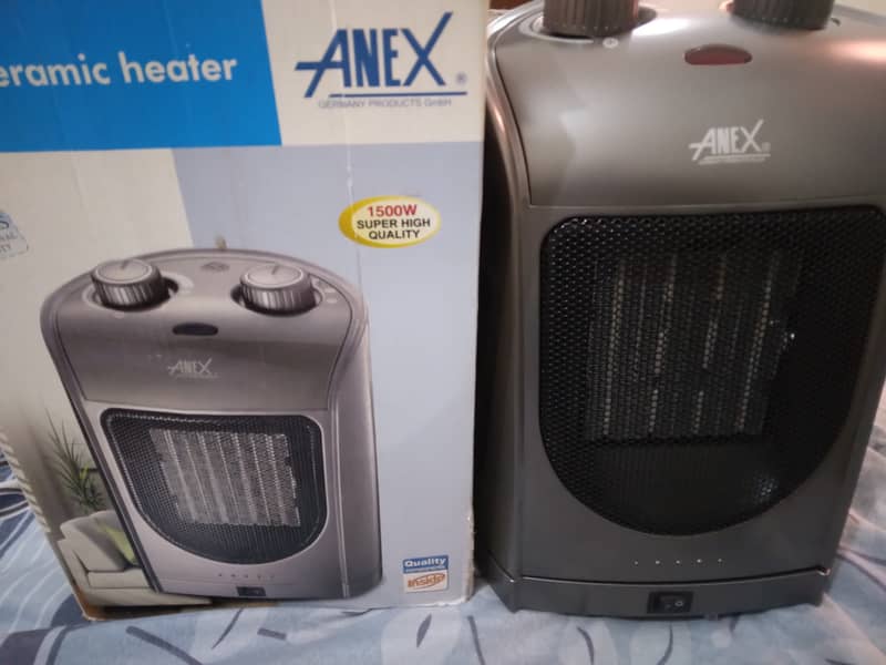 Anex Deluxe Ceramic Heater Model no AG-3036 2