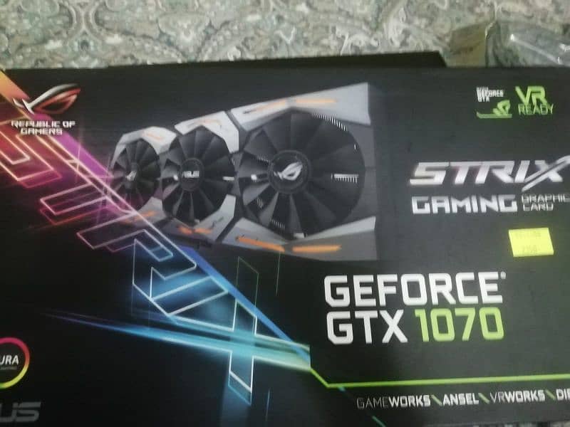 GEFORCE GTX 1070 8 GB (JUST BOX OPENED) 1