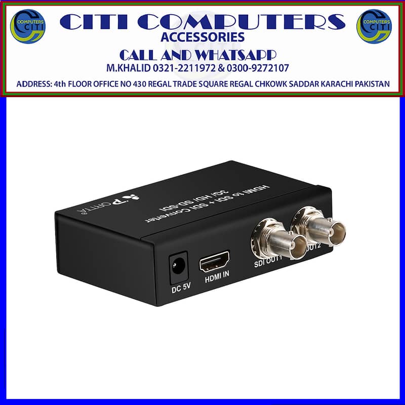 Portta HDMI to SDI + SDI Converter BNC SDI/HD-SDI/3G-SDI Signal Suppo 4