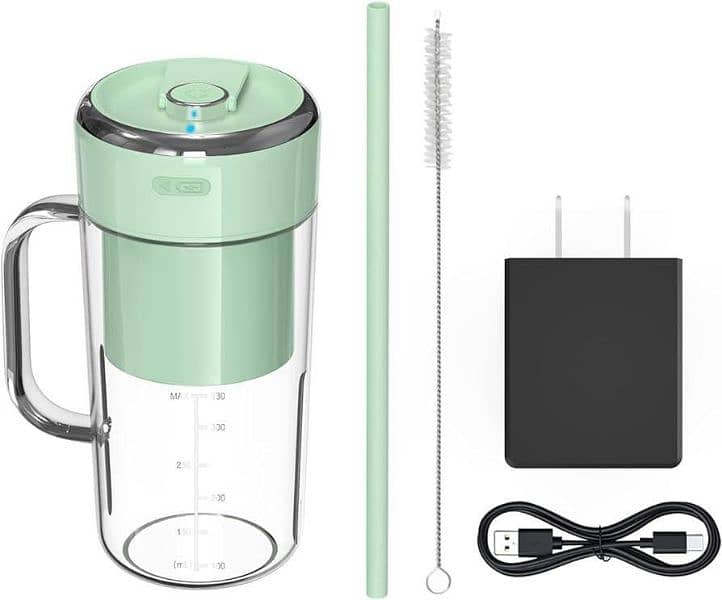 Portable Fruit Juicer with strow Rechargable (03145156658) 3