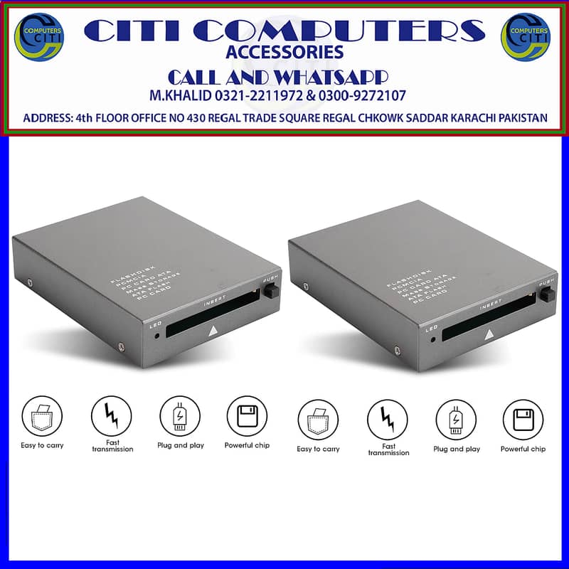 USB 2.0 PCMCIA Card Reader, USB2.0 Interface to PC Card ATA, PCMCIA, P 0