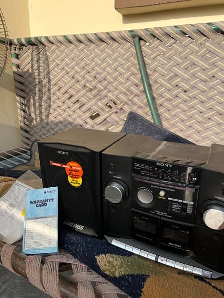 SONY radio cassette recorder 2