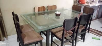 wooden dining table