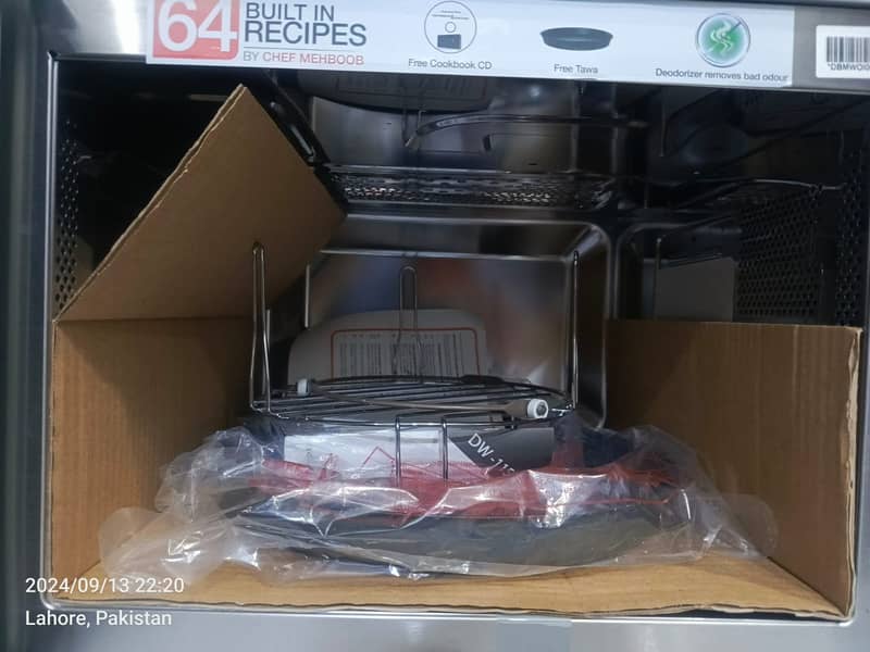 Dawlance microwave oven Dw 115 CHZP  (0306=4462/443) awsum set 8