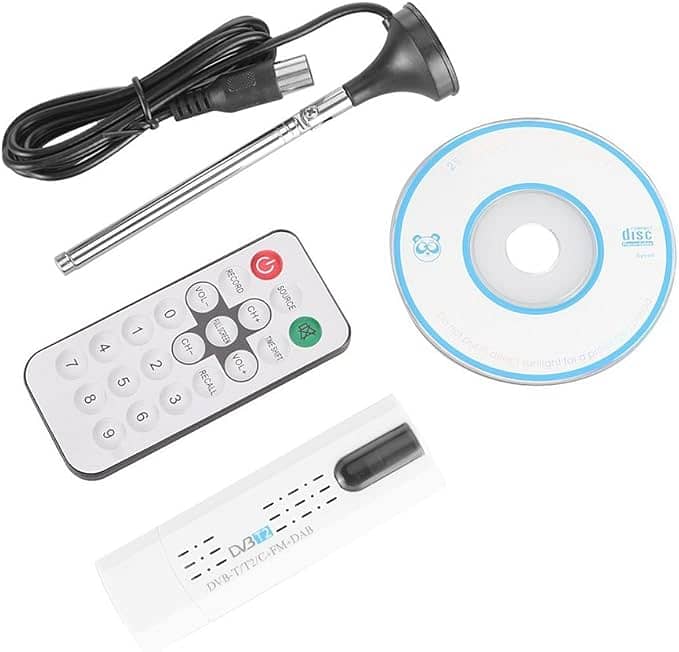 USB 2.0 Digital DVB-T/T2 SDR+DAB+ HDTV TV Receiver Stick 3