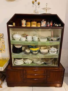 very good condition heavy weight  crockery showcase fore sale .