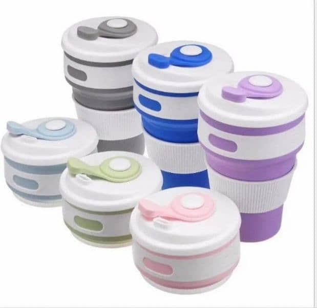 silicone foldable coffee cup 1