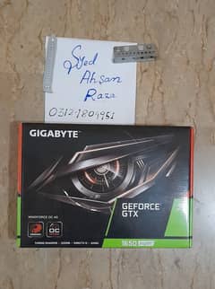 Graphics Card Gigabyte GTX 1650 Super - 37.5K