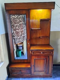 Wooden Dressing Table With Light 0