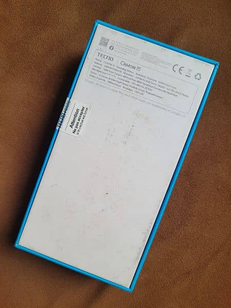 Tecno Camon 15 4/64 With Box Official PTA Approved 1