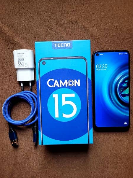 Tecno Camon 15 4/64 With Box Official PTA Approved 11