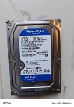 1TB hard Drive WD with checking warranty 0